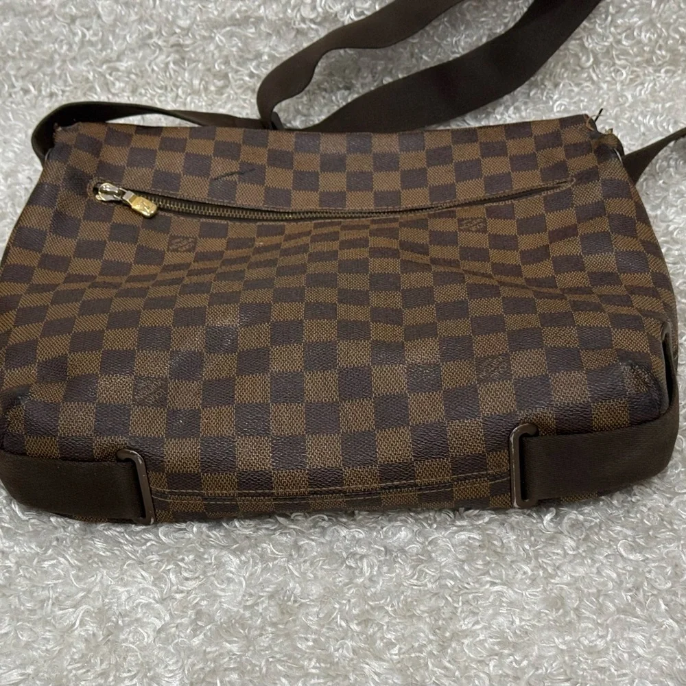 Louis Vuitton Coated Canvas Brooklyn GM Crossbody Bag